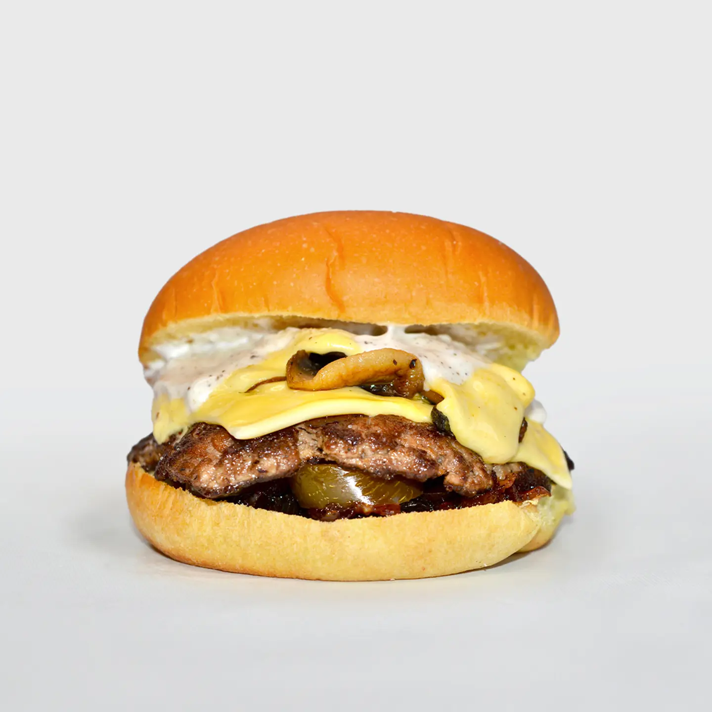 Truffle Mushroom Swiss Burger