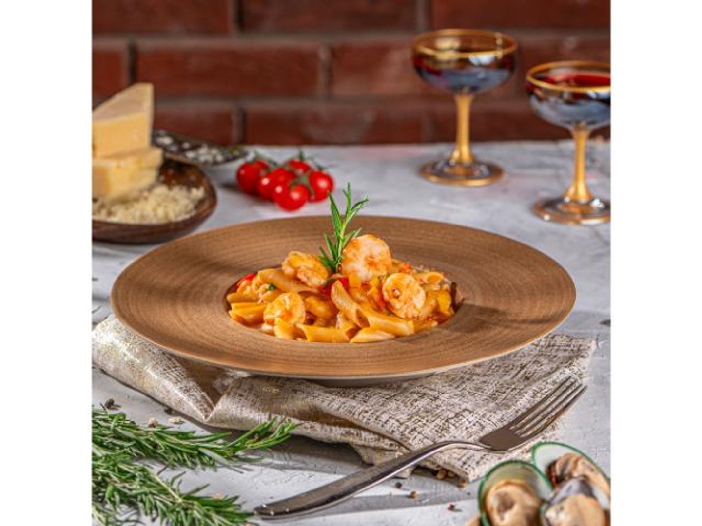 Penne With Shrimp