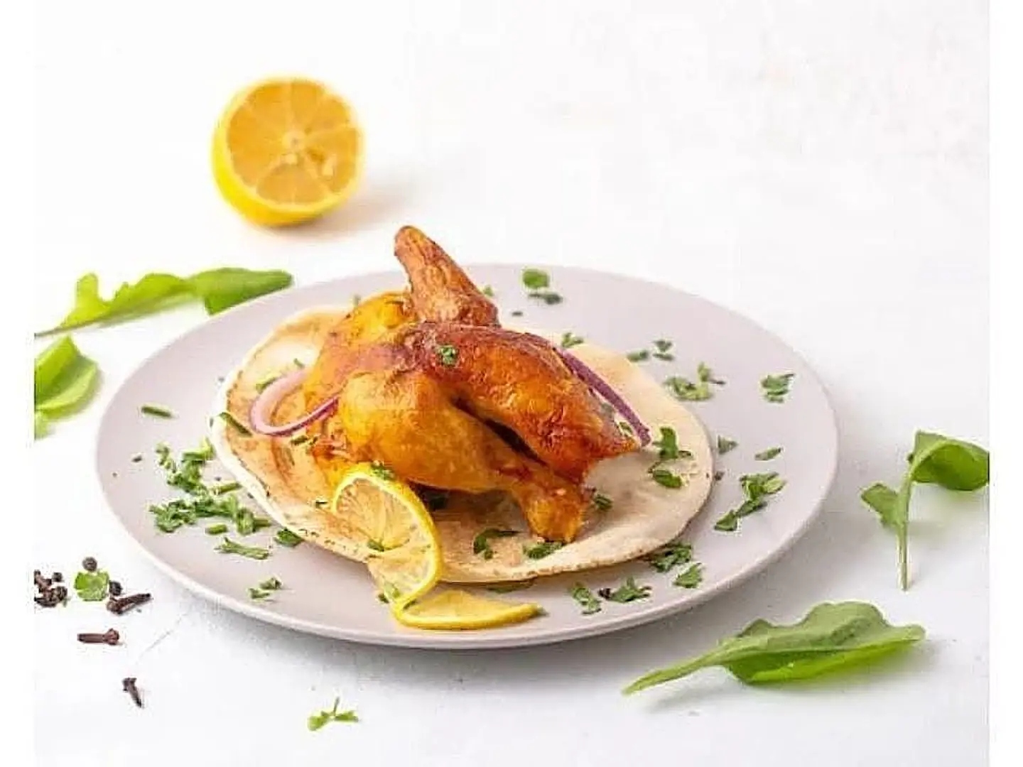 ربع حبة دجاج سادة