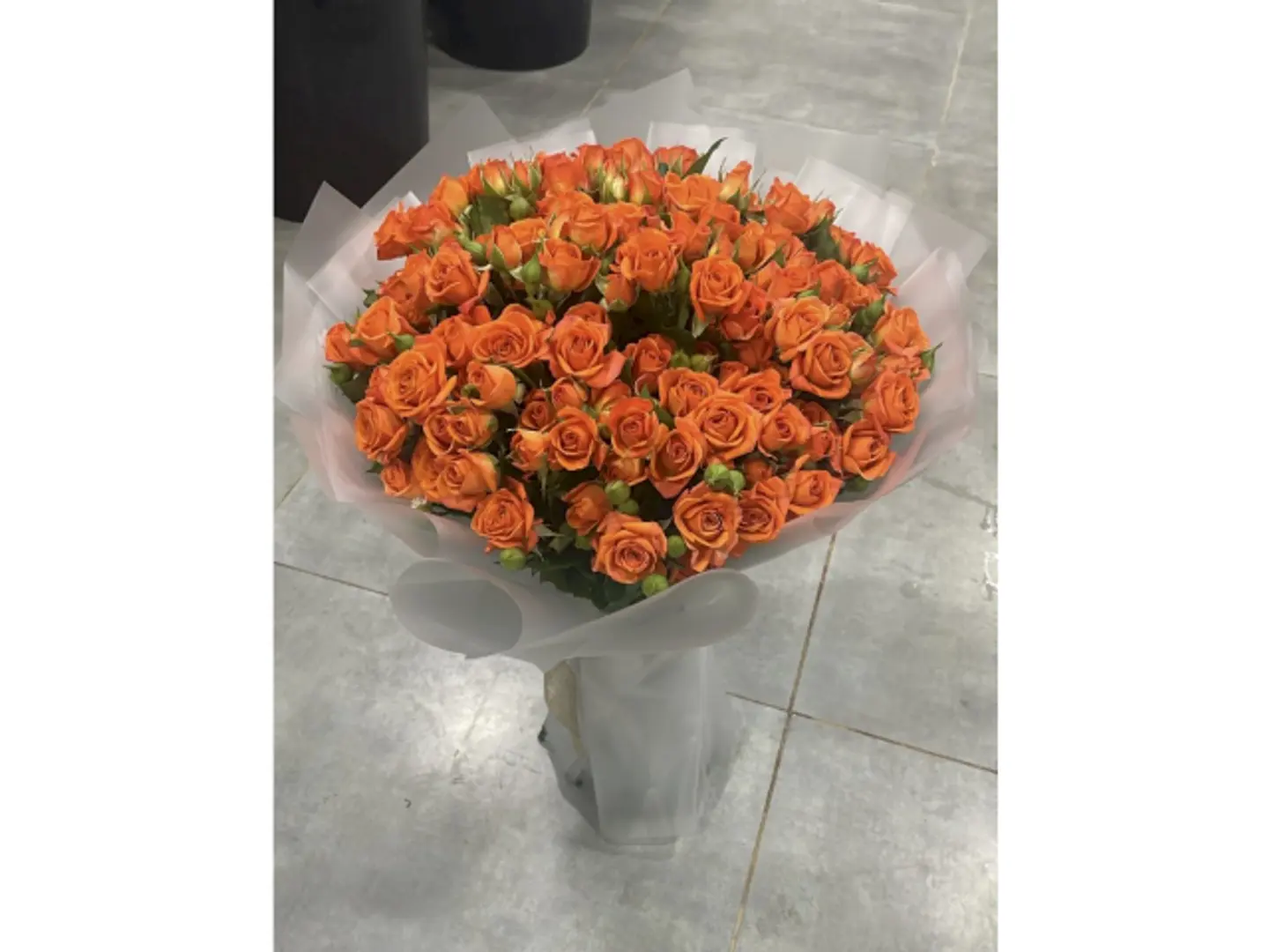 Baby Orange Rose Bouquet