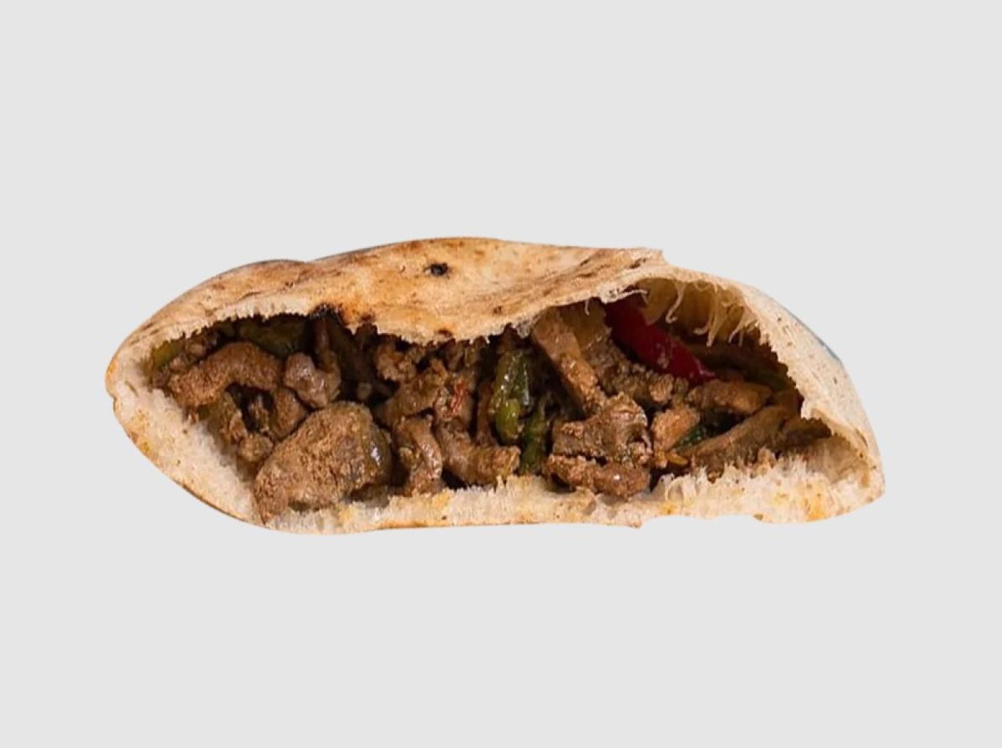 ساندوتش كبدة دائري