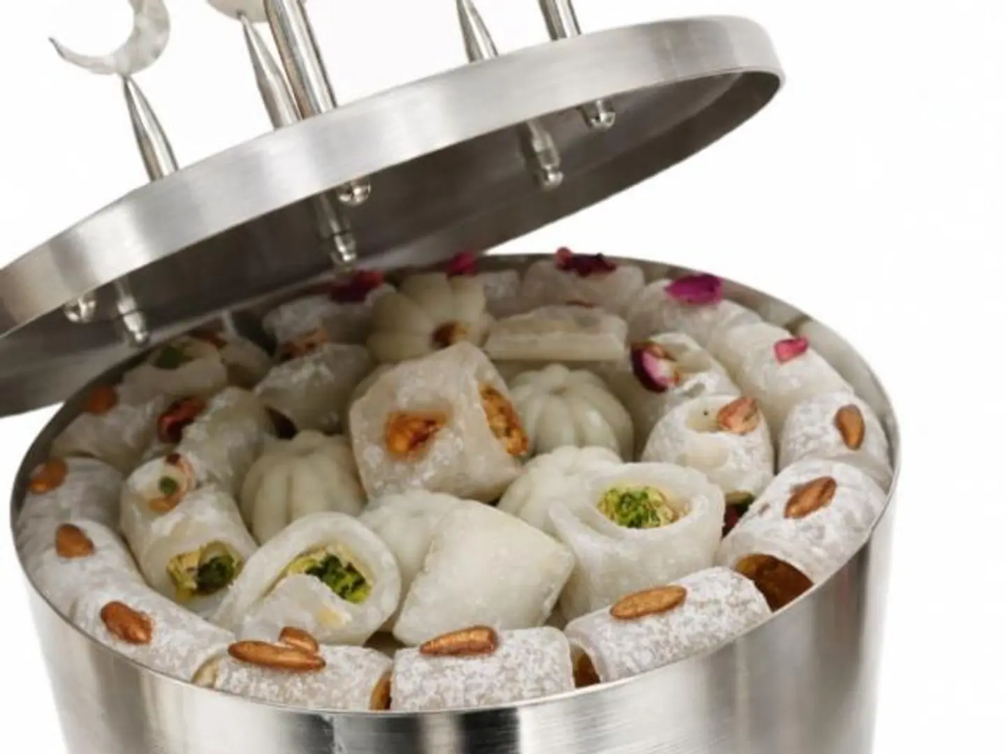 Mixed Turkish Delight Crescent Box