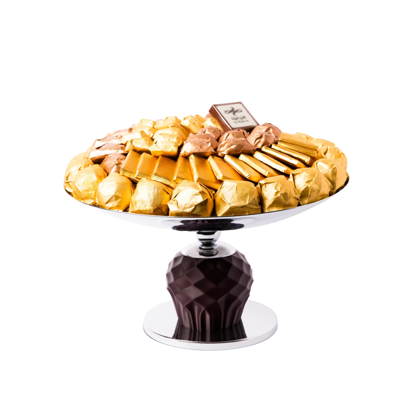 Chocolate Tray Encased In A Luxurious Black Base