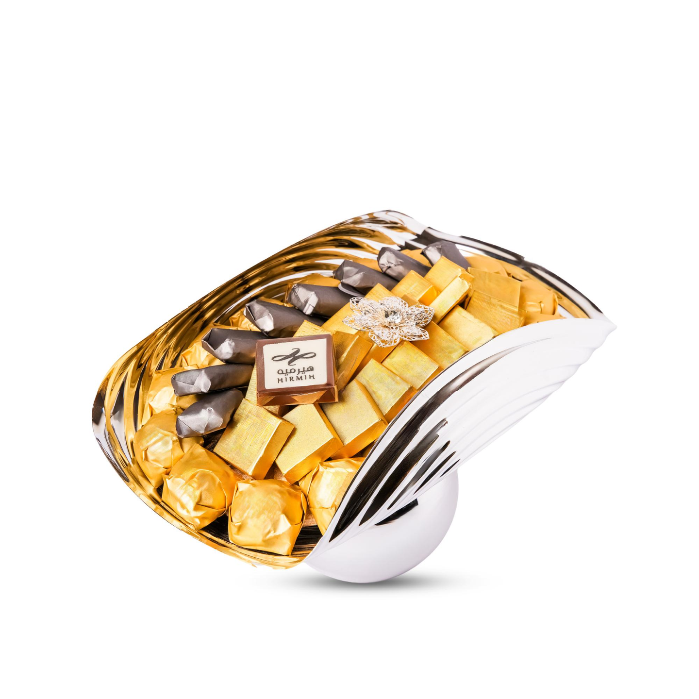 Luxury Steel Arch Shaped Chocolate Tray