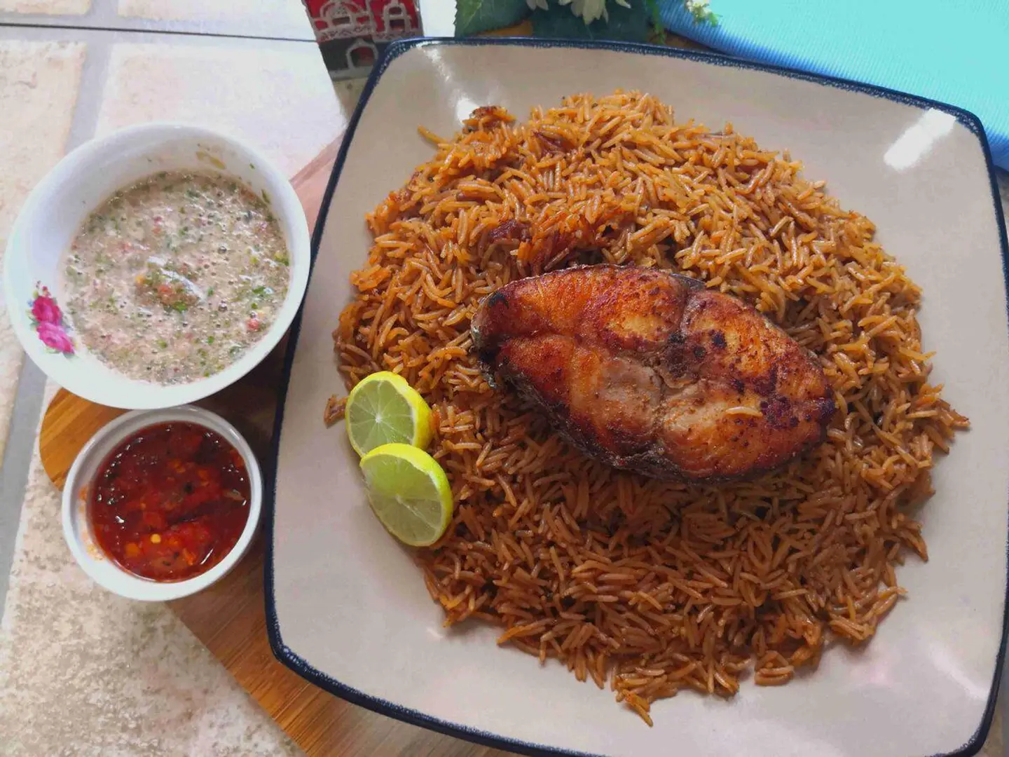 أرز بالسمك