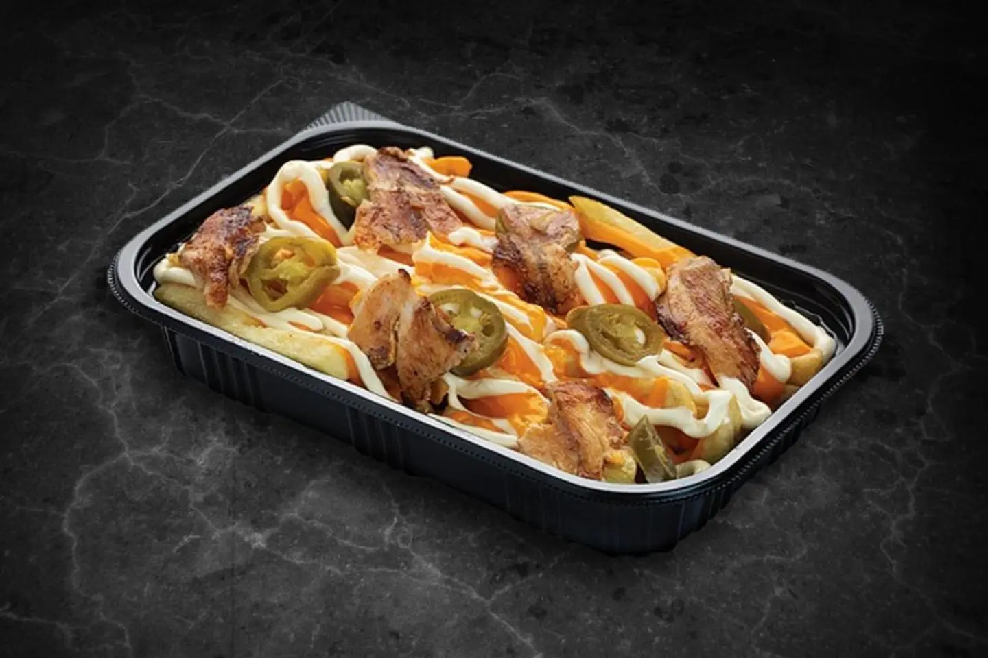 فرايز شاورما لحم