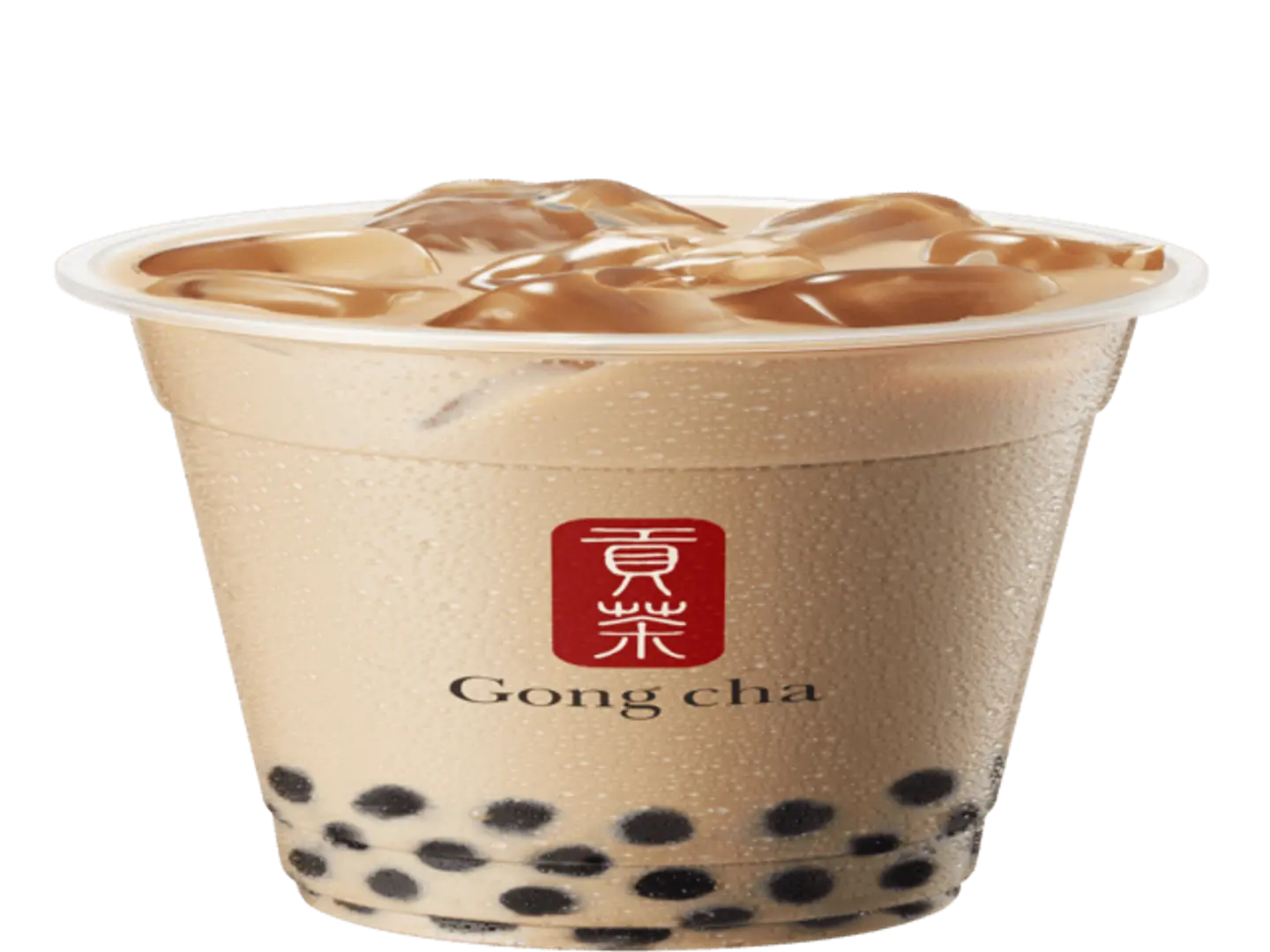 Black Tea With Milk And Cold Boba - Small