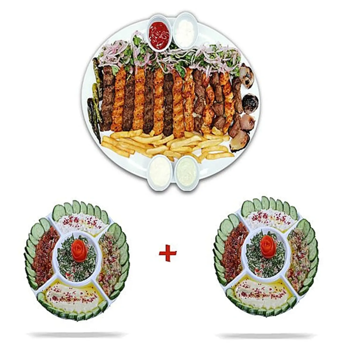 1 Kilo Of Mixed Grills + 2 Mixed Appetizers