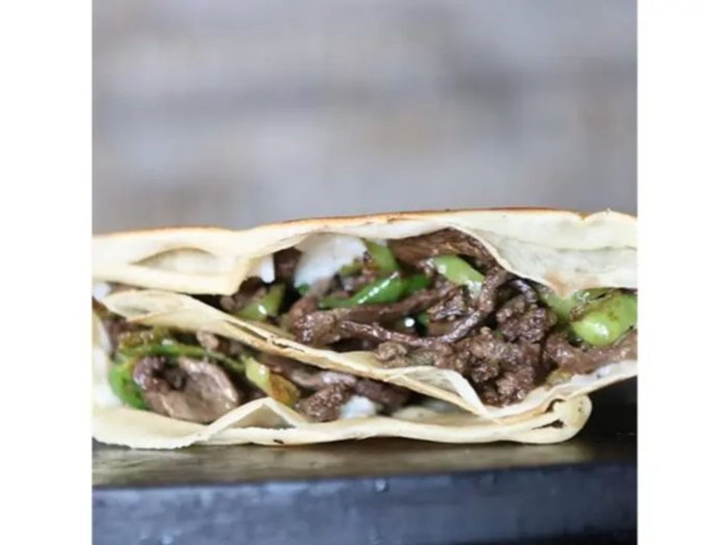 Liver Crepe Slices On Charcoal