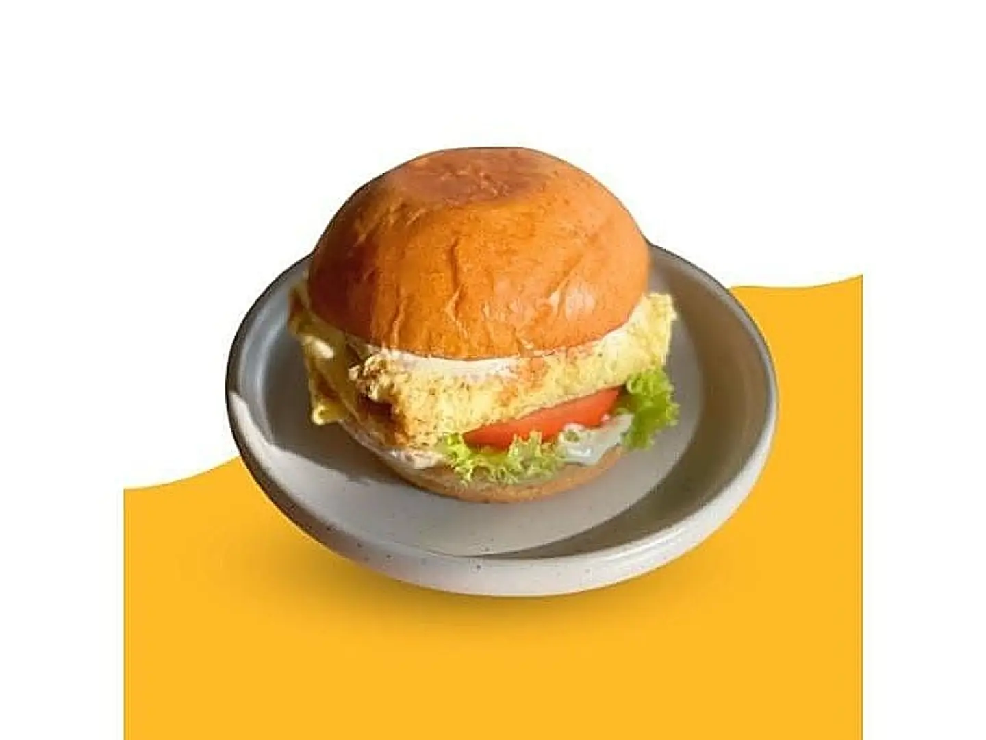 Omelette With Cheese Sandwich