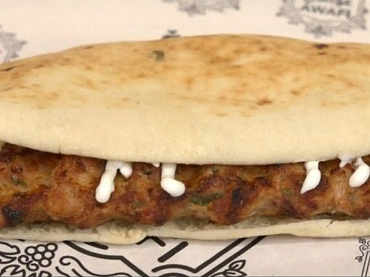 Small Chicken Kebab Sandwich