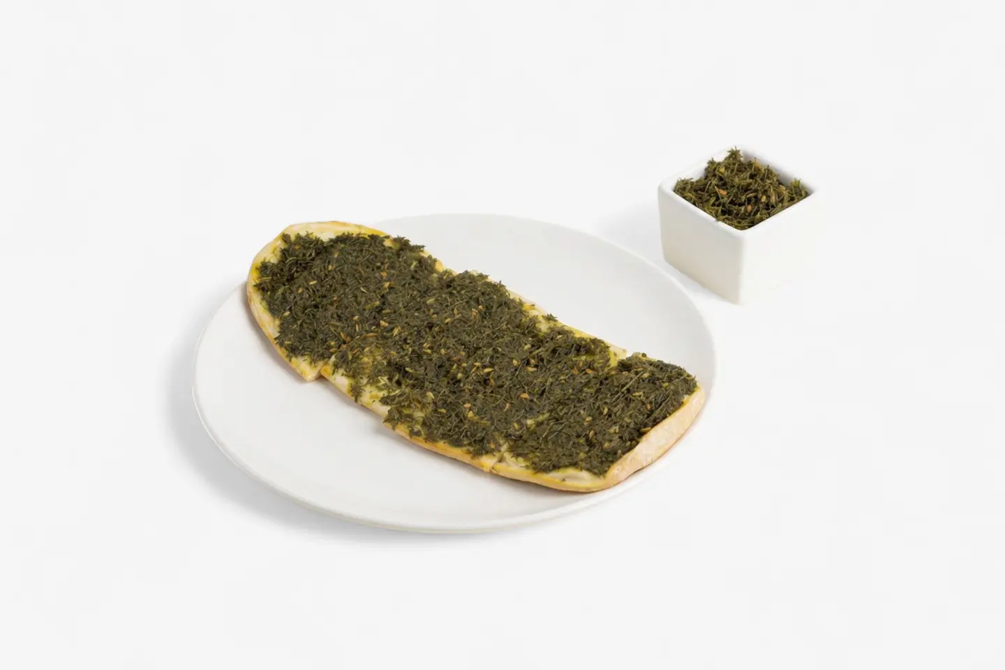 قارب لبنة وزعتر