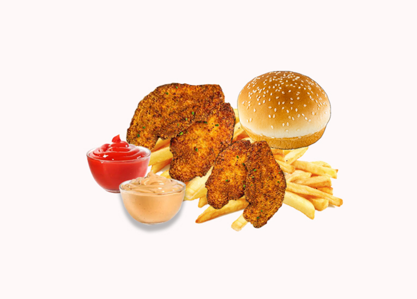 فيليه سمك  صحن