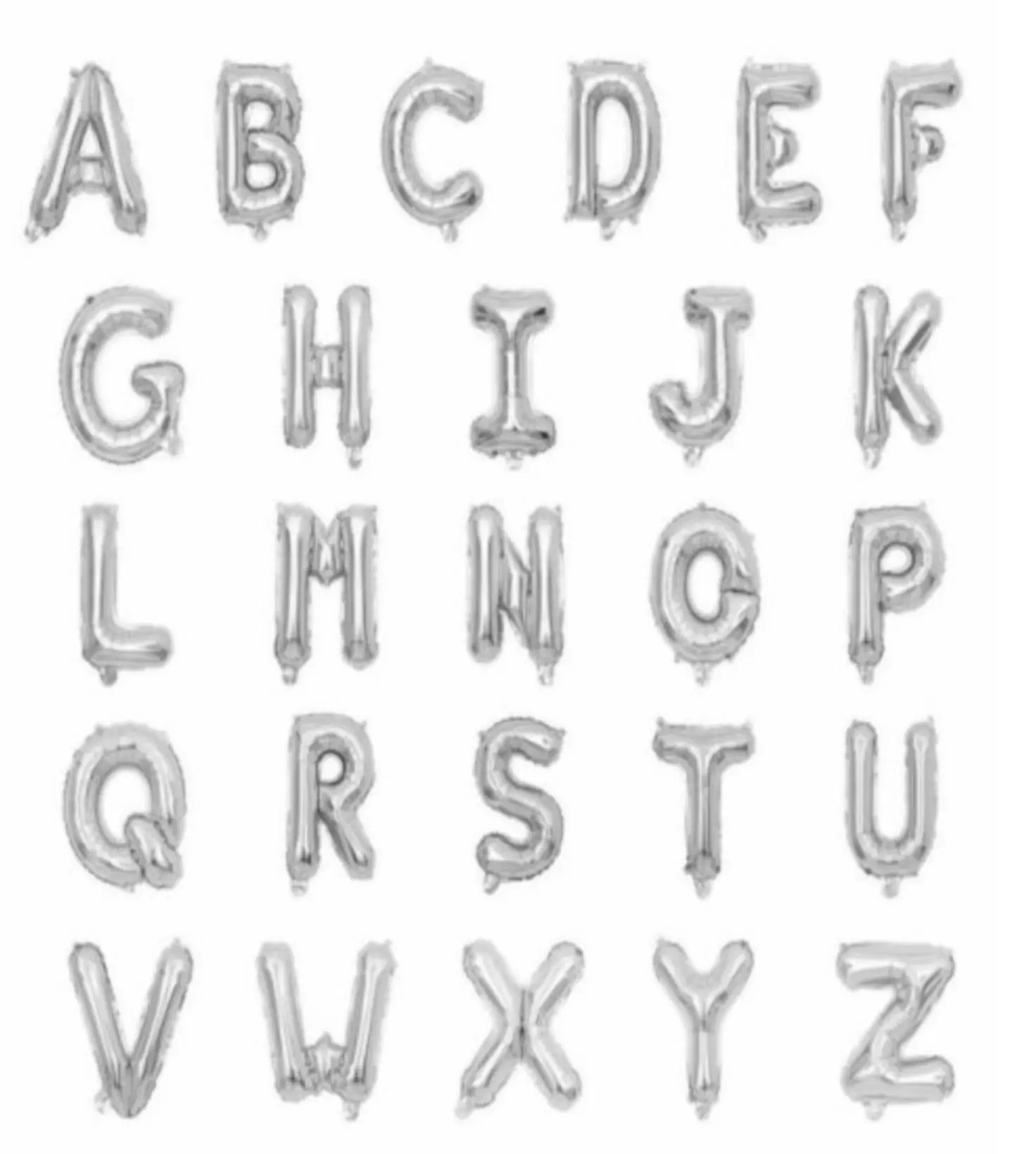 بالون هيليوم حروف