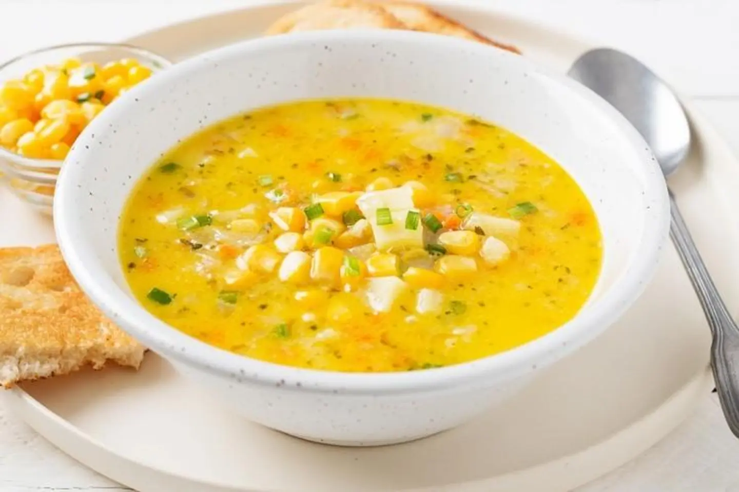 Sweet Corn Chicken Soup