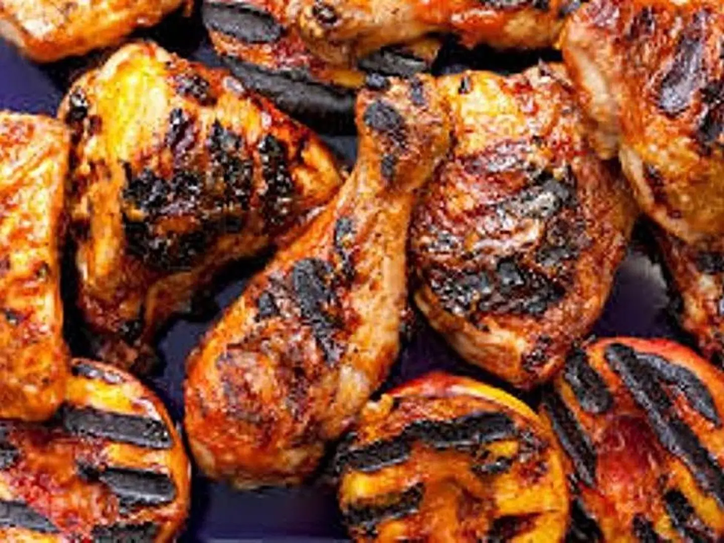 دجاج مشوي بالعظم وسط