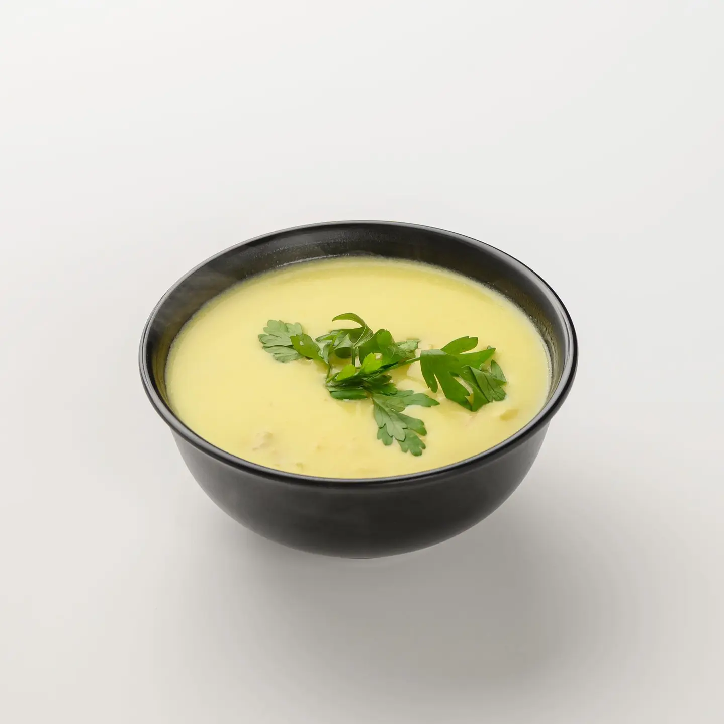 شوربة كريمة الذرة مع  الربيان