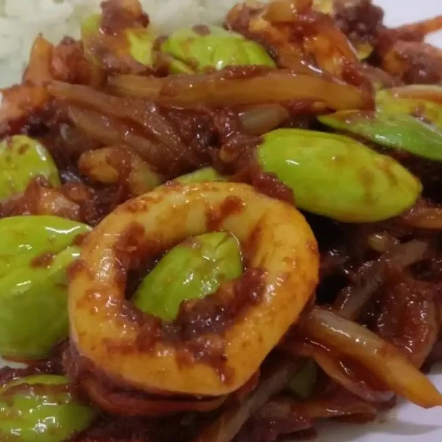 Spicy Stir Fried Squid