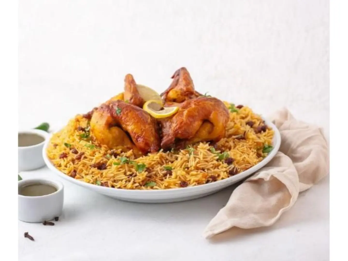 Whole Grilled Chicken With Rice