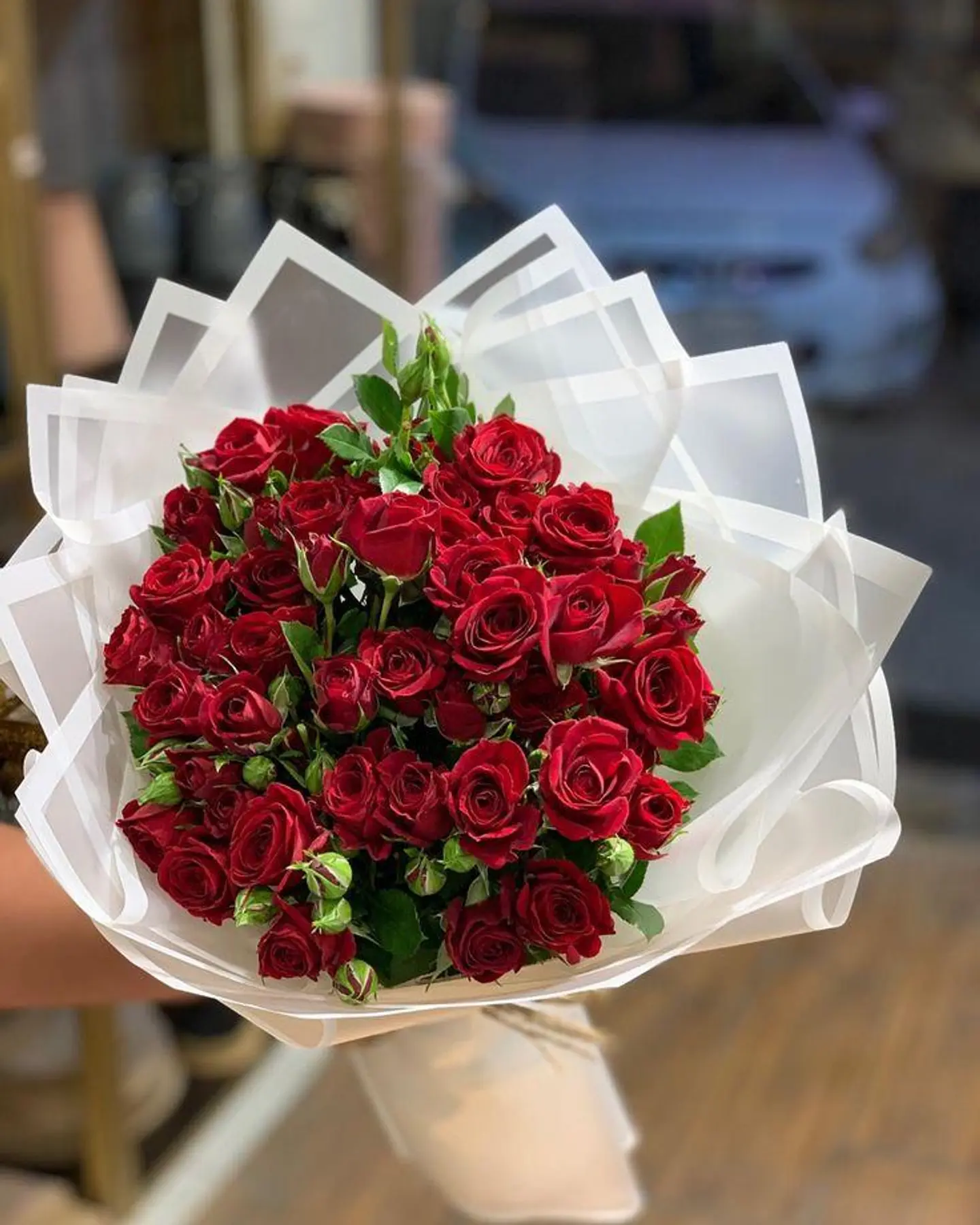 Red Baby Rose Bouquet