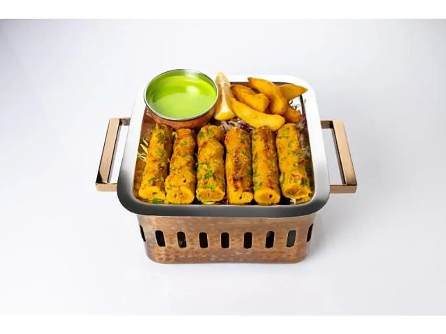 كباب الدجاج مع الجبن