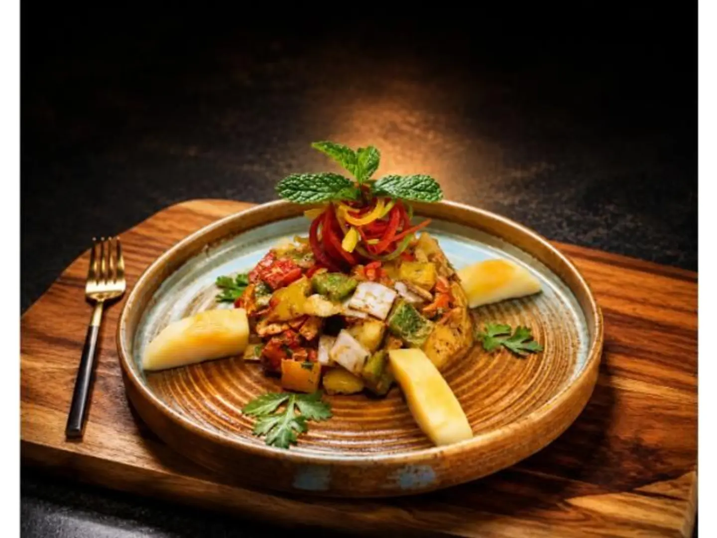 Chicken Tikka Mango Salad