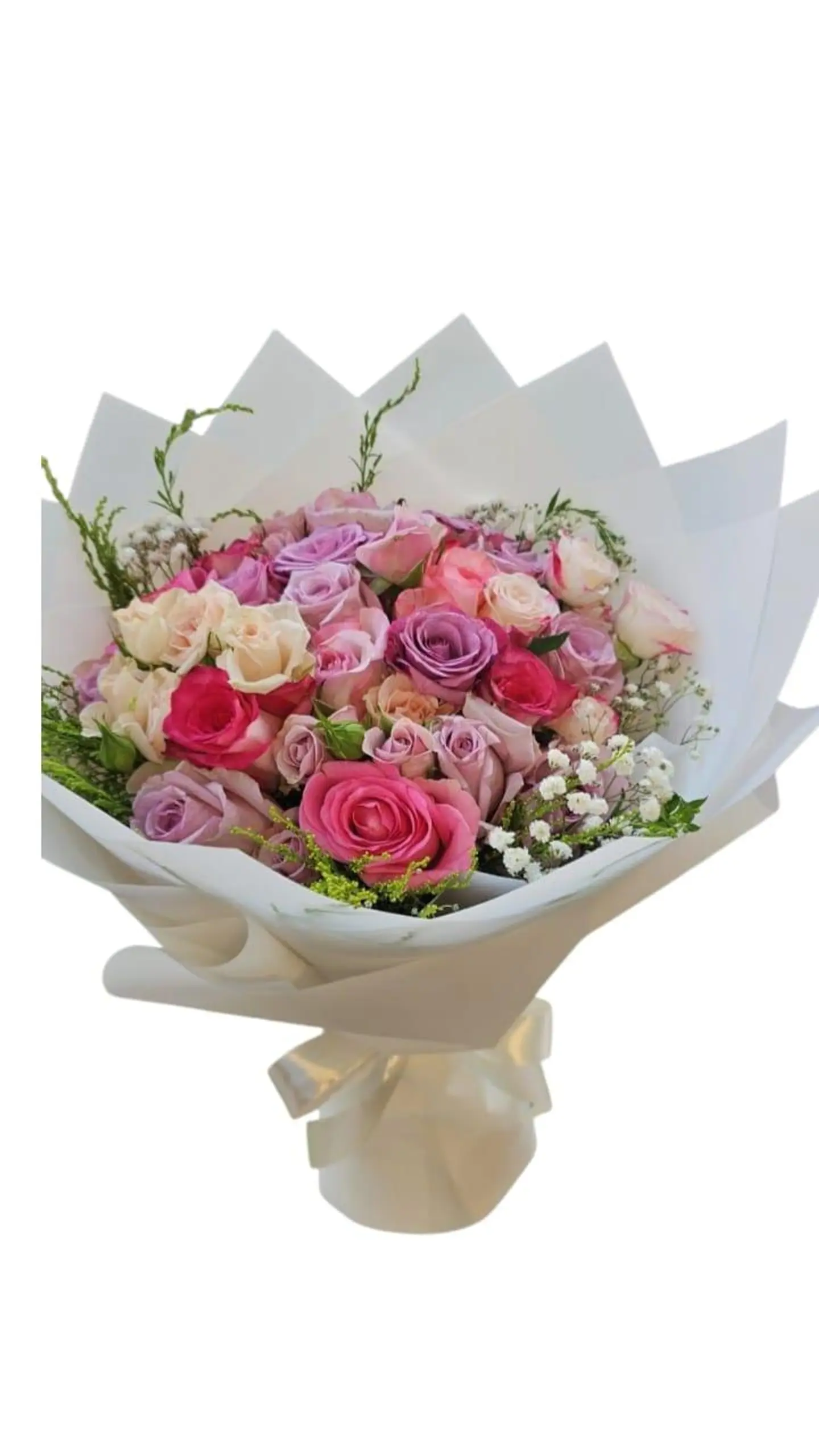 Rose Bouquet With Baby Rose