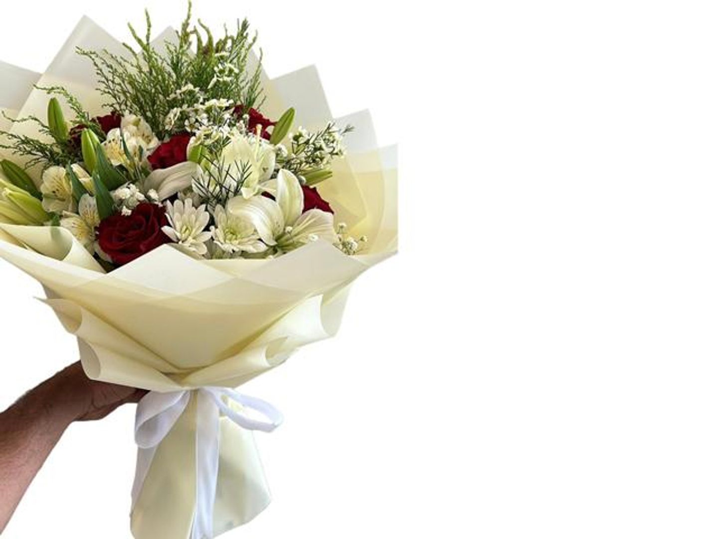 Elegant Natural Rose Bouquet