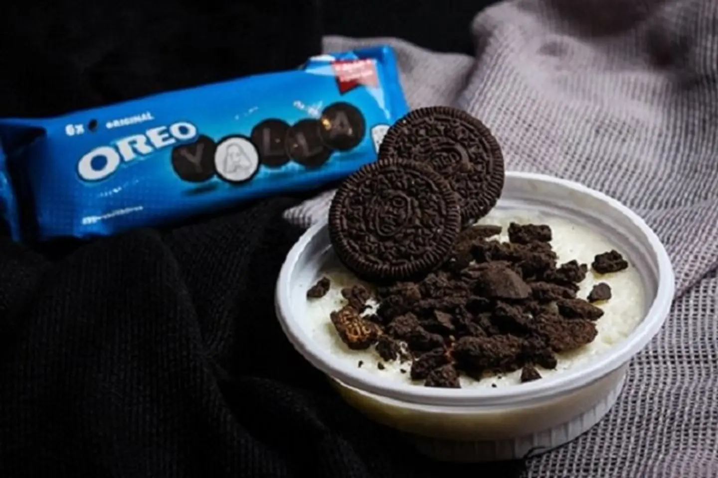 Pudding With Oreo