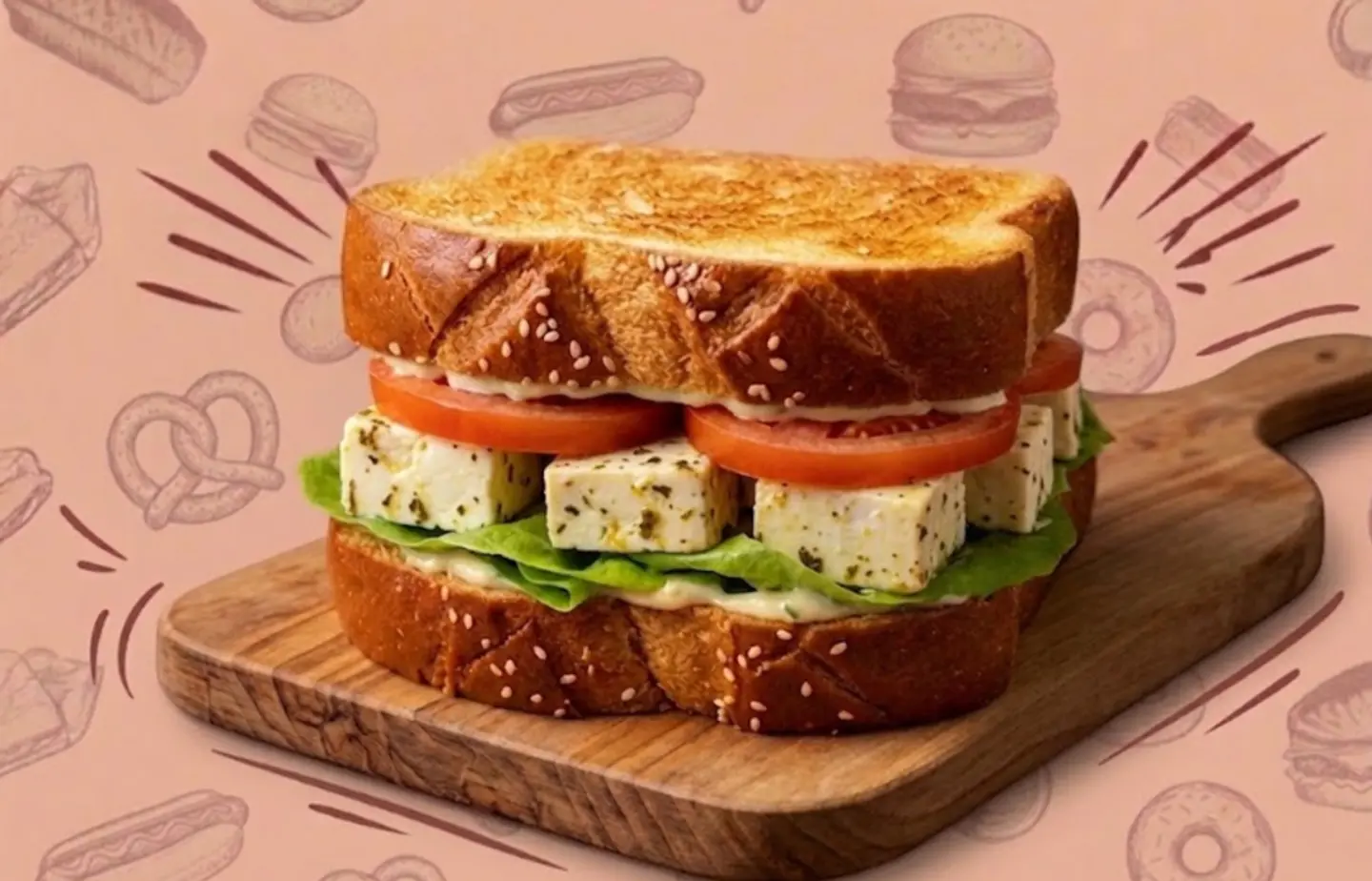 Grilled Halloumi Sandwich Lee