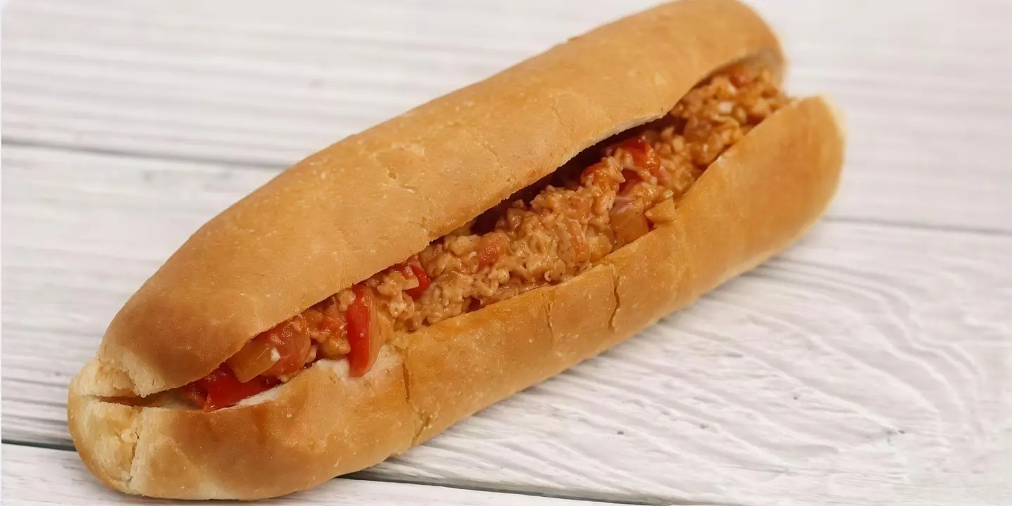 Peas, Tuna And Cheese Sandwich