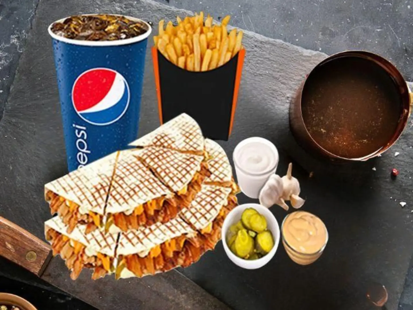 Shawarma Triangles Meal