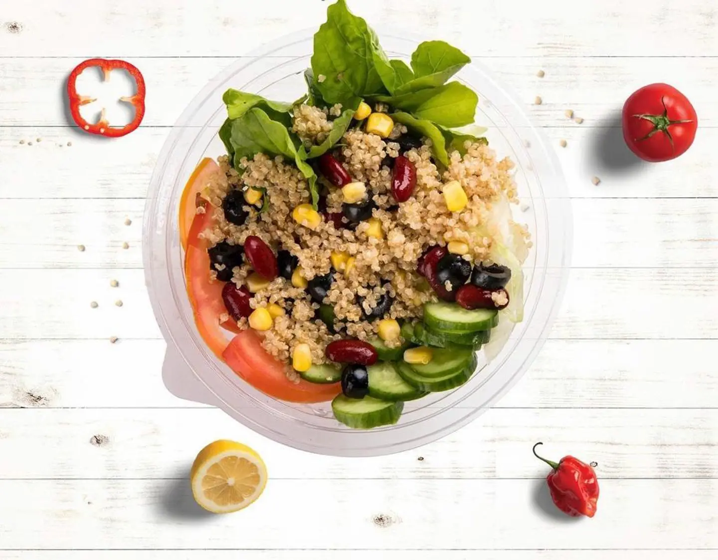 صحن سلطة كيتو