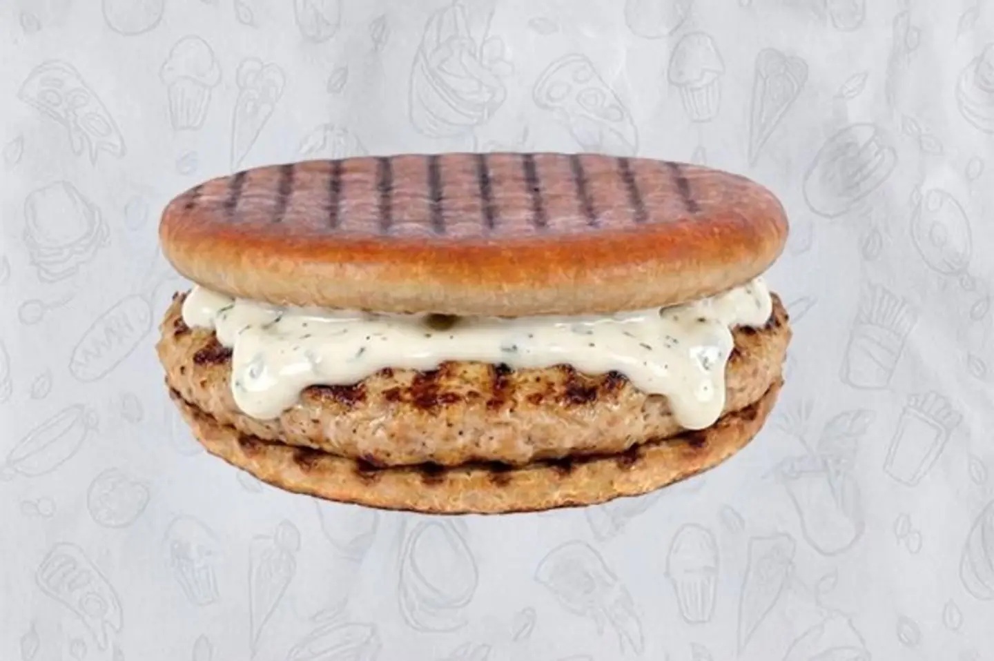 Flat Chicken Sandwich
