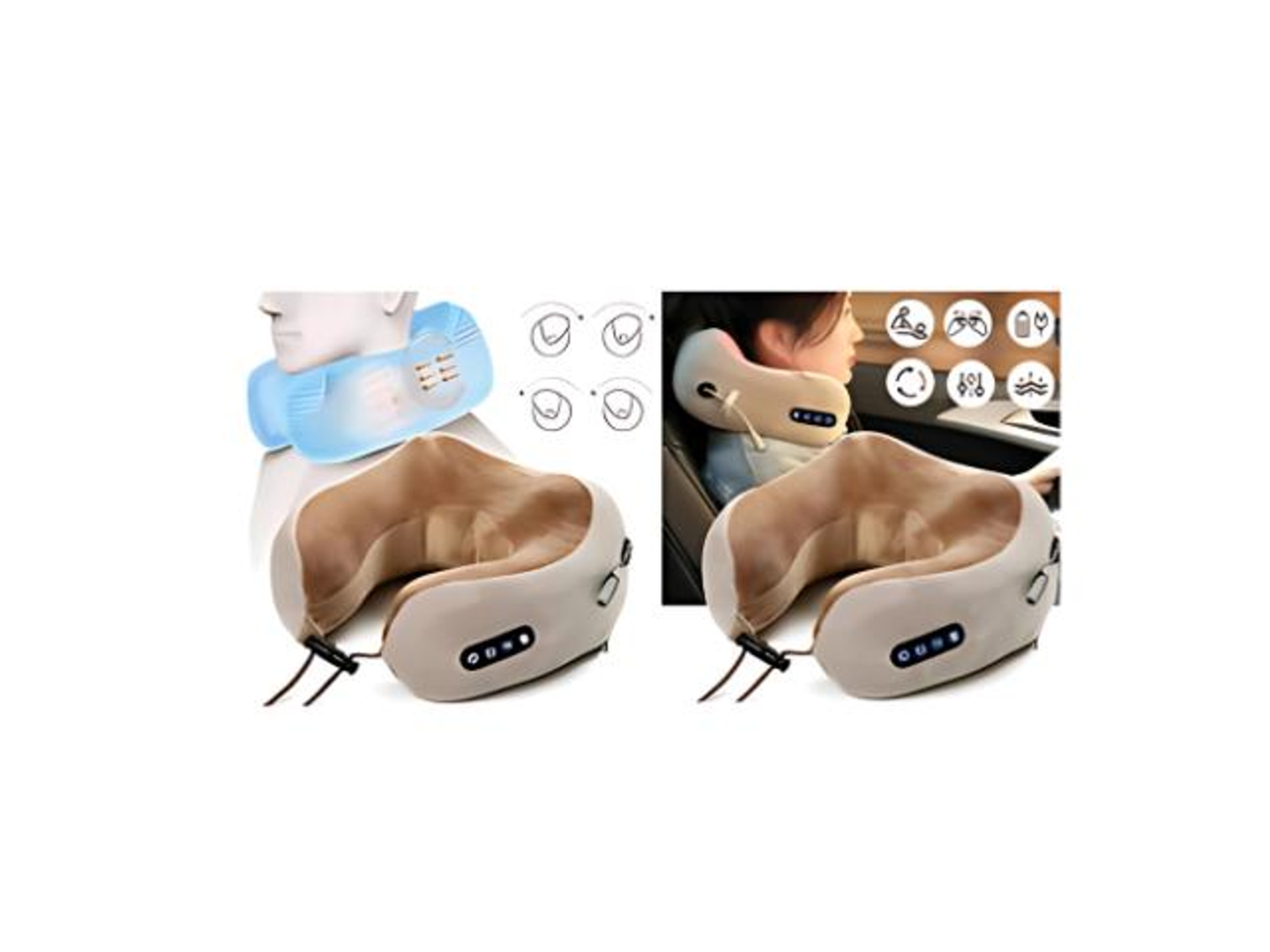وسادة تدليك الرقبة يو إس بي 3 أوضاع