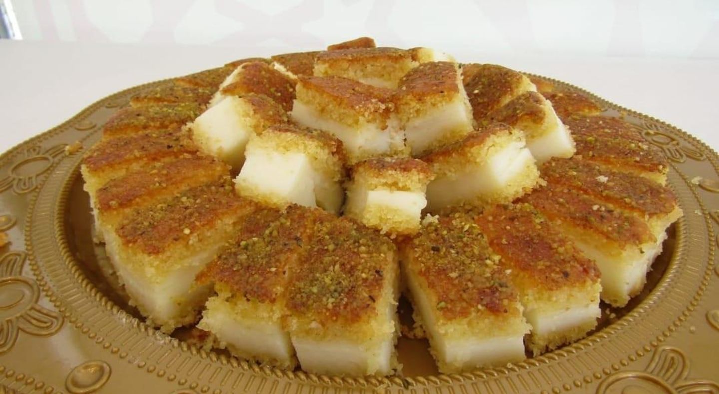 Basbousa With Cream