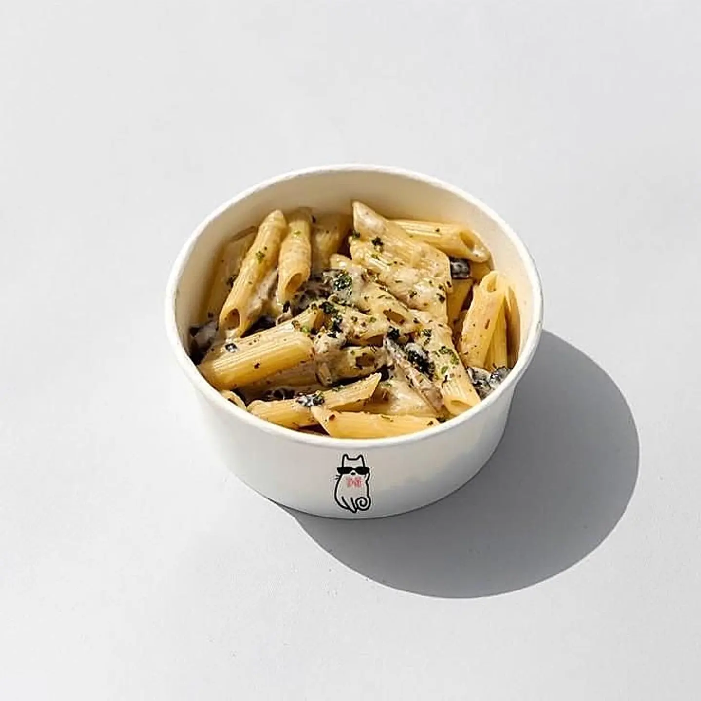 Mushroom Carbonara Pasta
