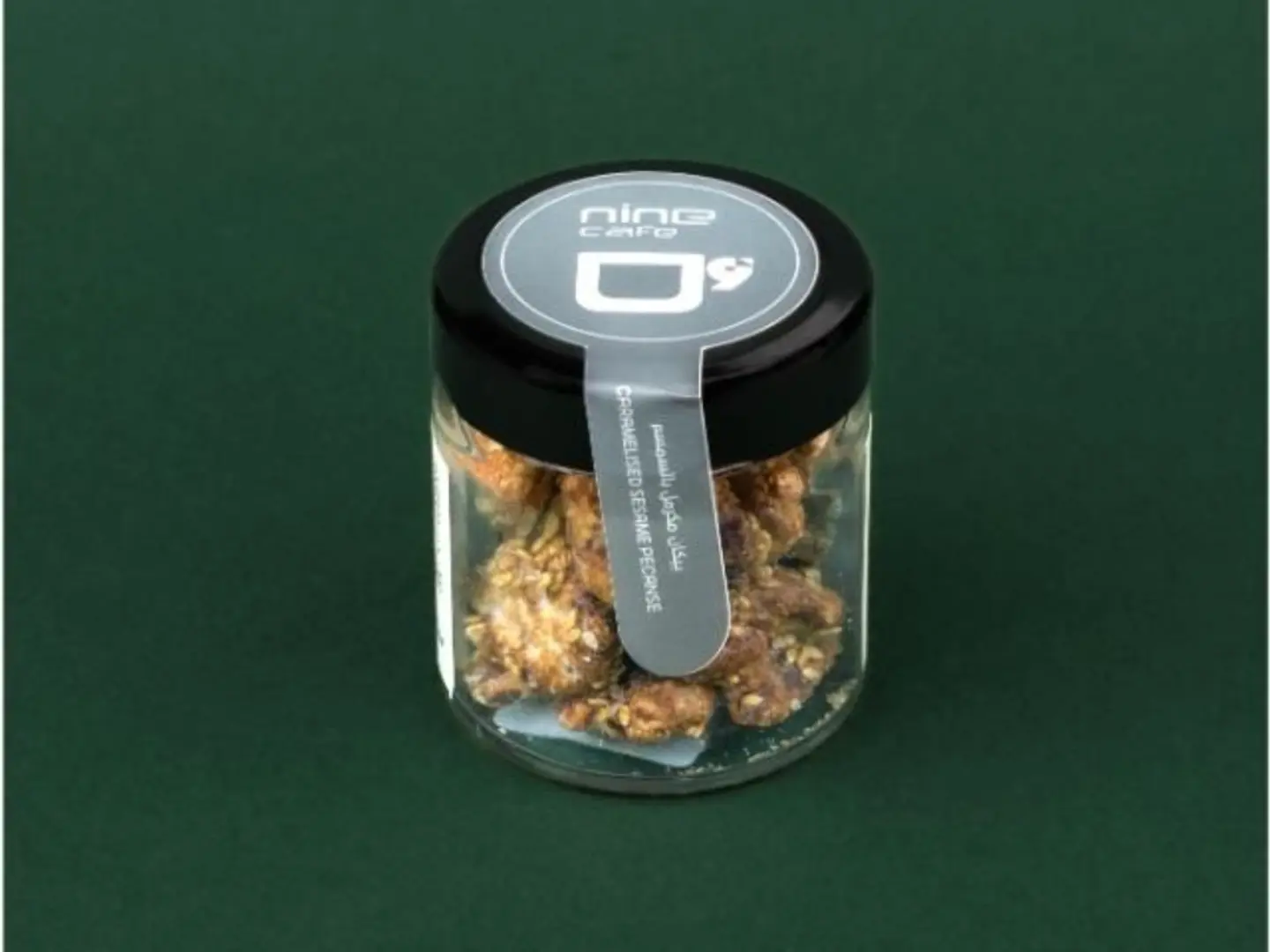 Sesame Caramelized Pecans