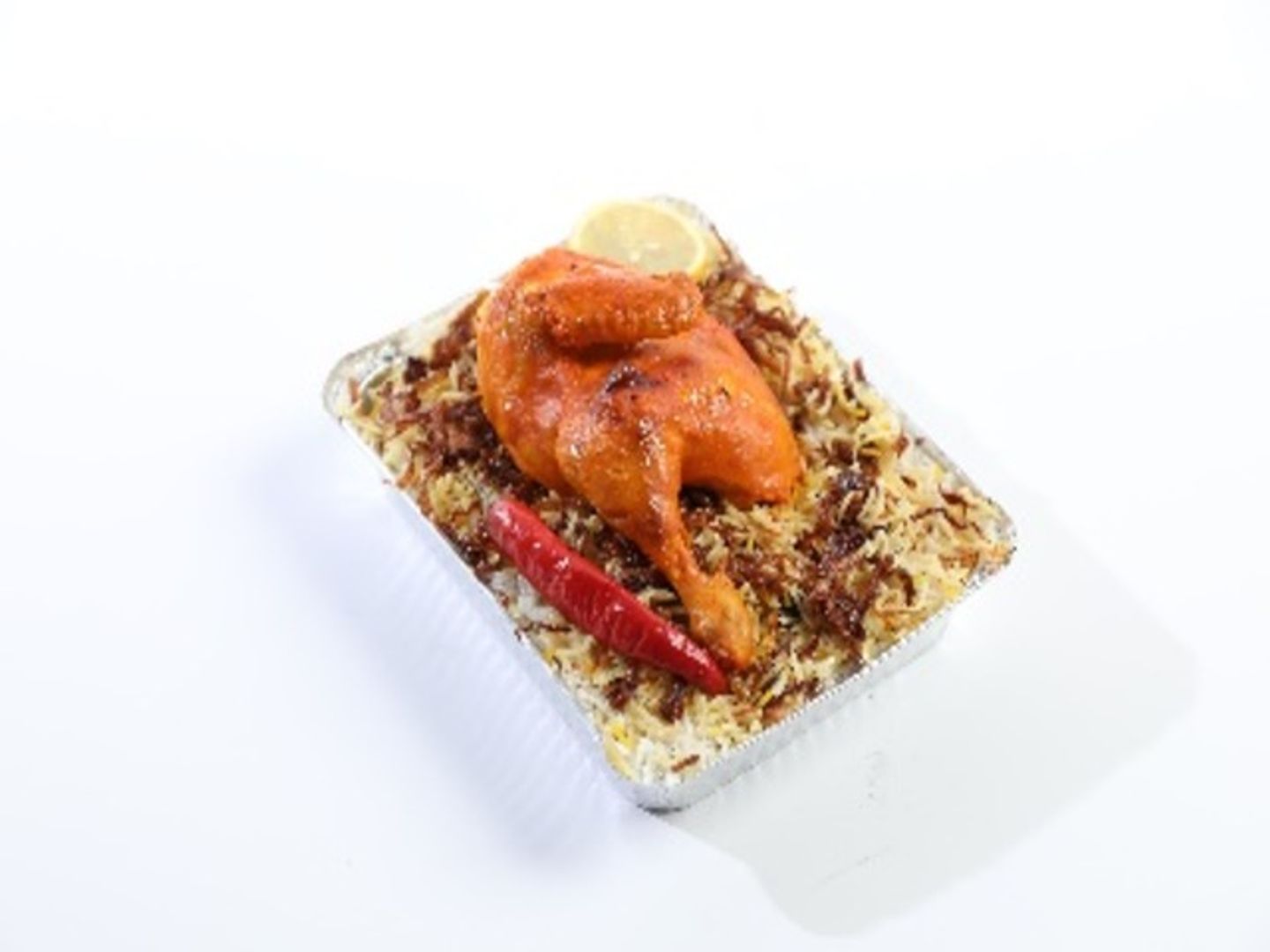 نص دجاج محمر مع رز مضياف