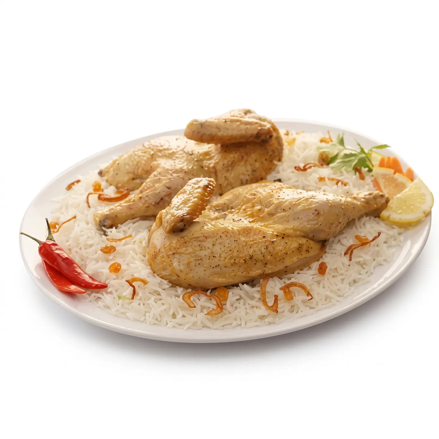 Chicken Madfoon With Pishawari Rice - Whole Chicken