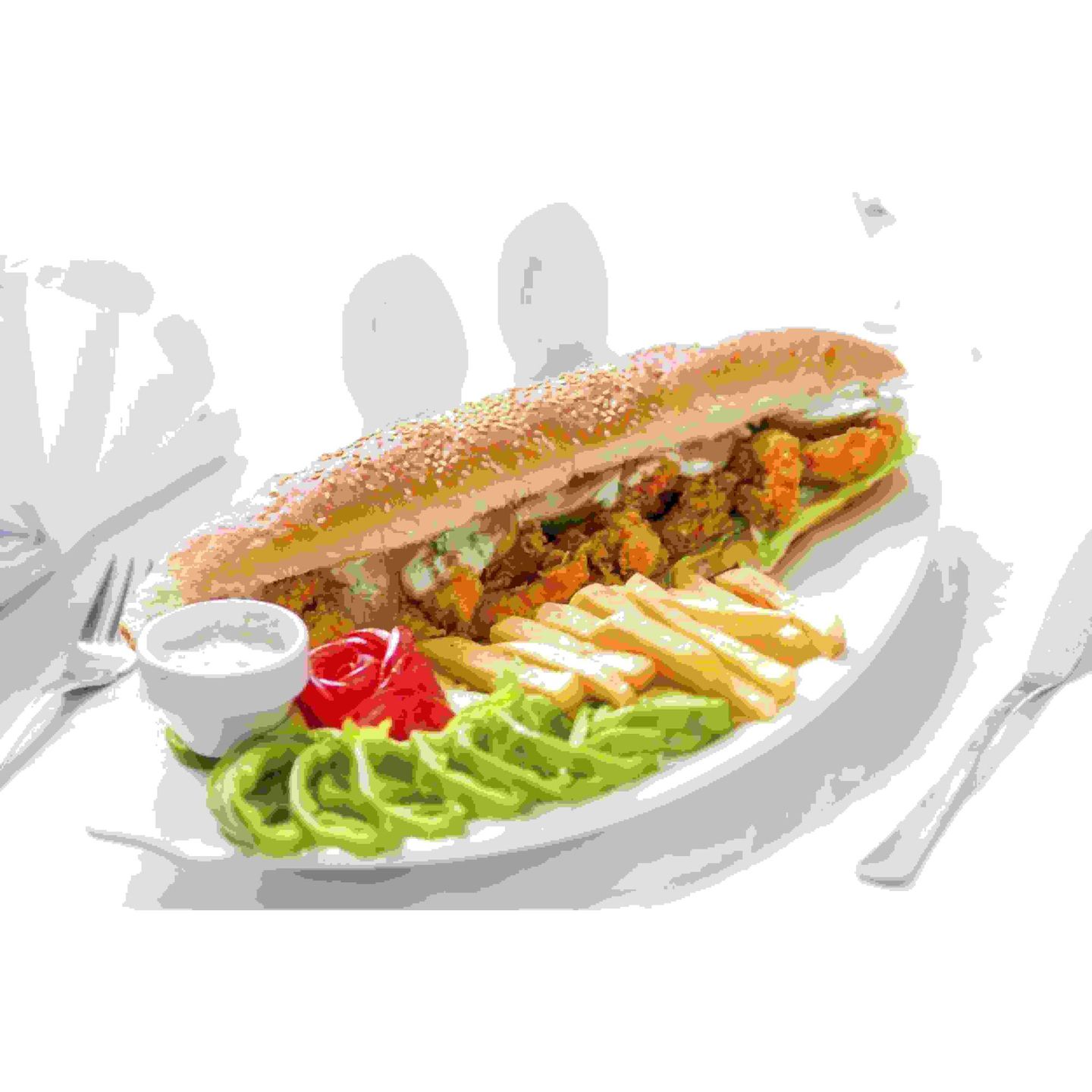 ساندوتش بطاطس جمبري