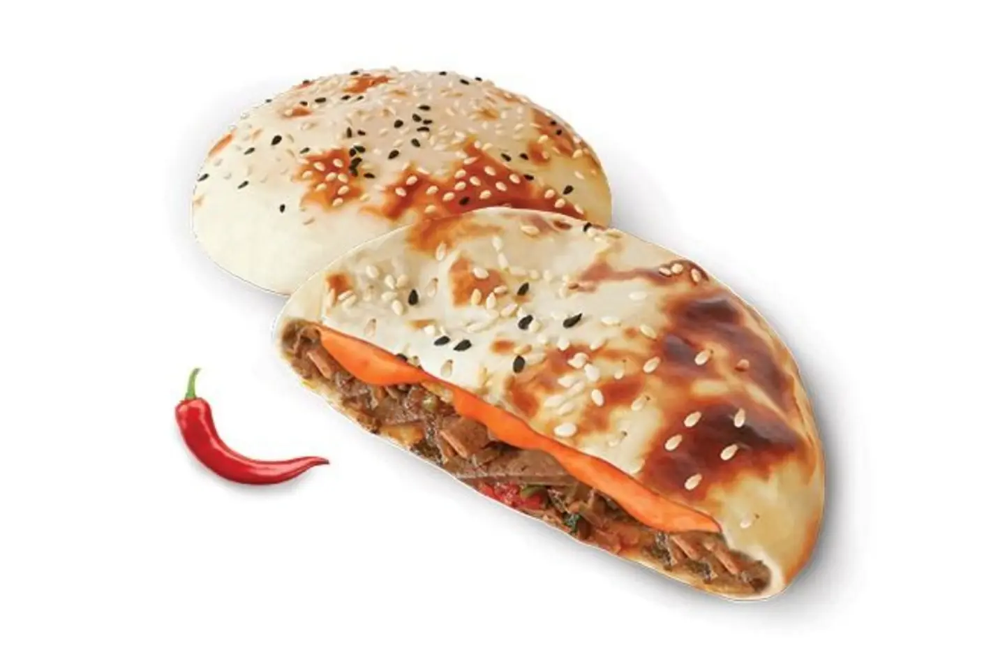 فطيرة ساندوتش الكبدة سبايسي