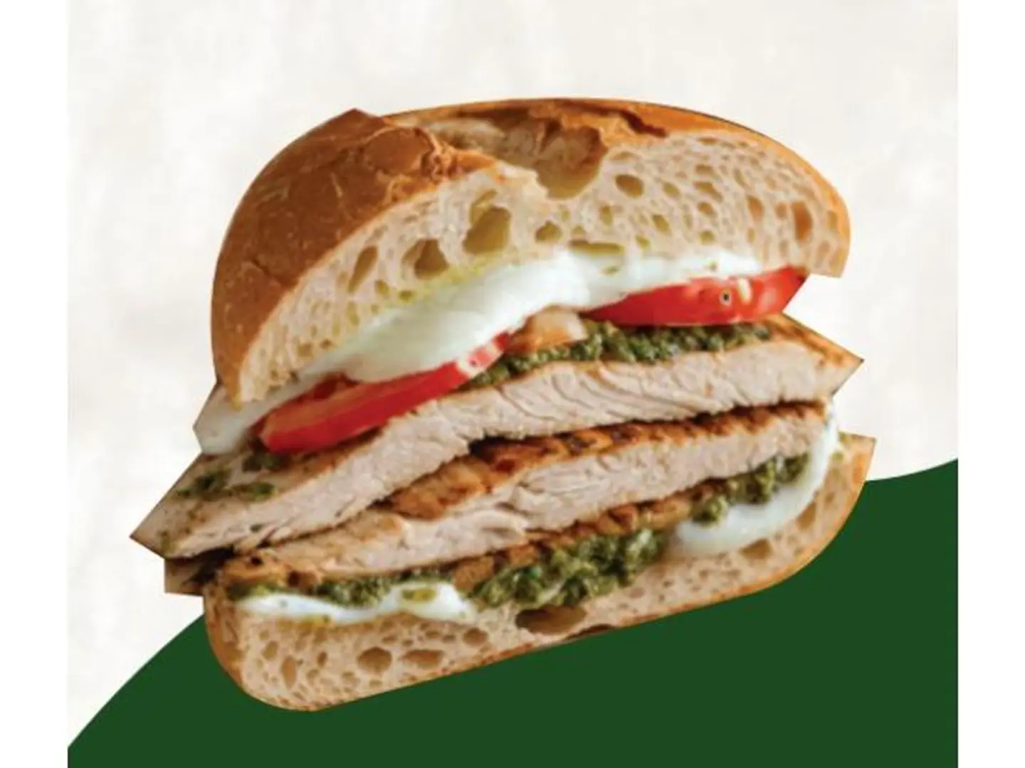 ساندويتش دجاج بيستو