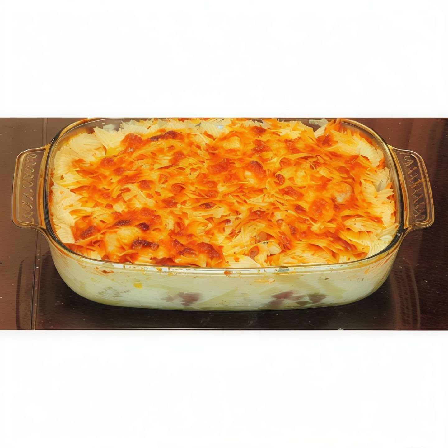 Tray Of Pasta With Meat