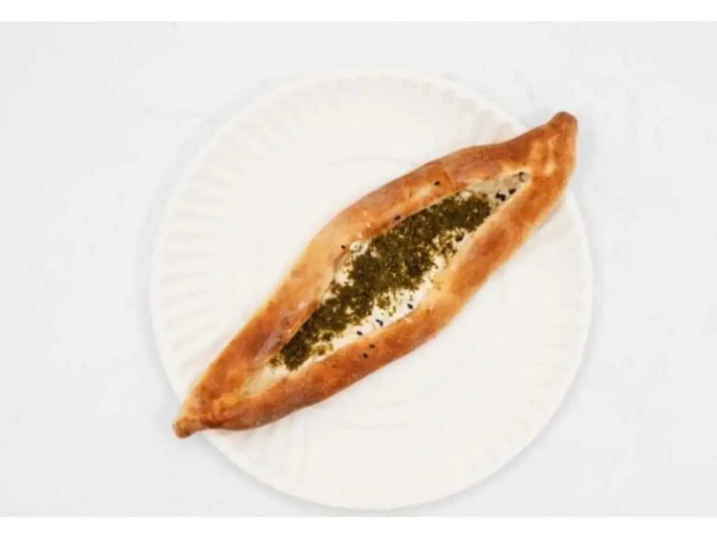 فطيرة لبنة وزعتر