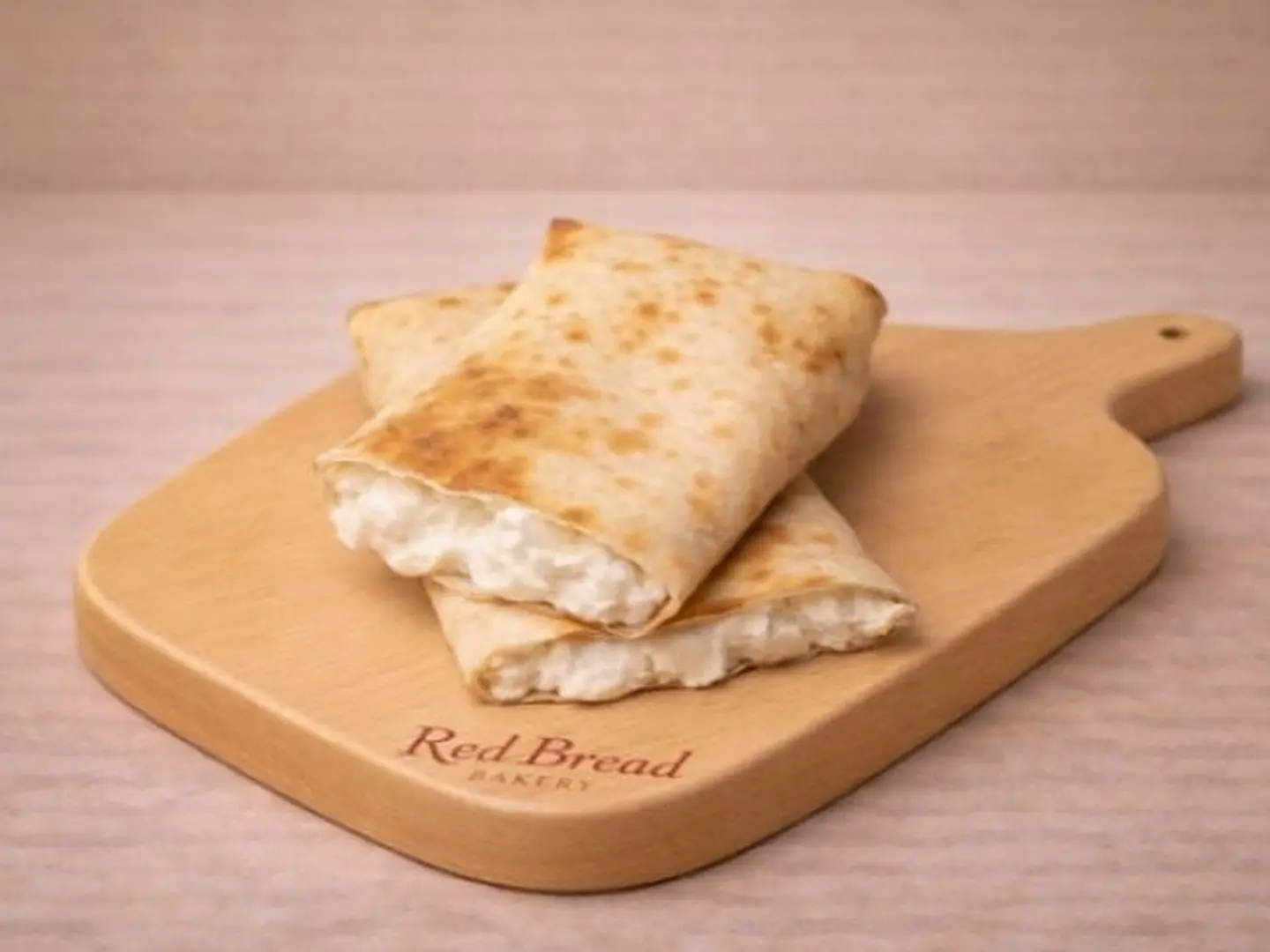 Tanoor Bread With Kiri Cheese