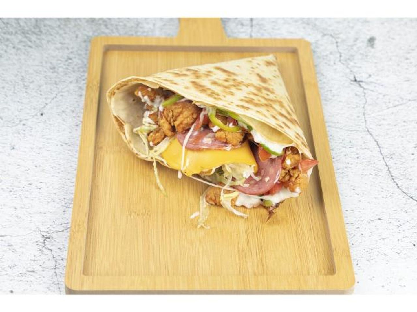 Fried Chicken Fillet Crêpe