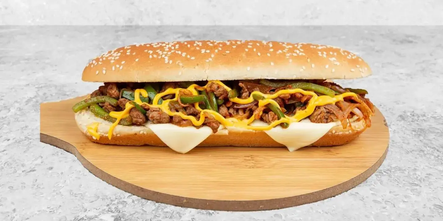 ساندويتش مفروم لحم