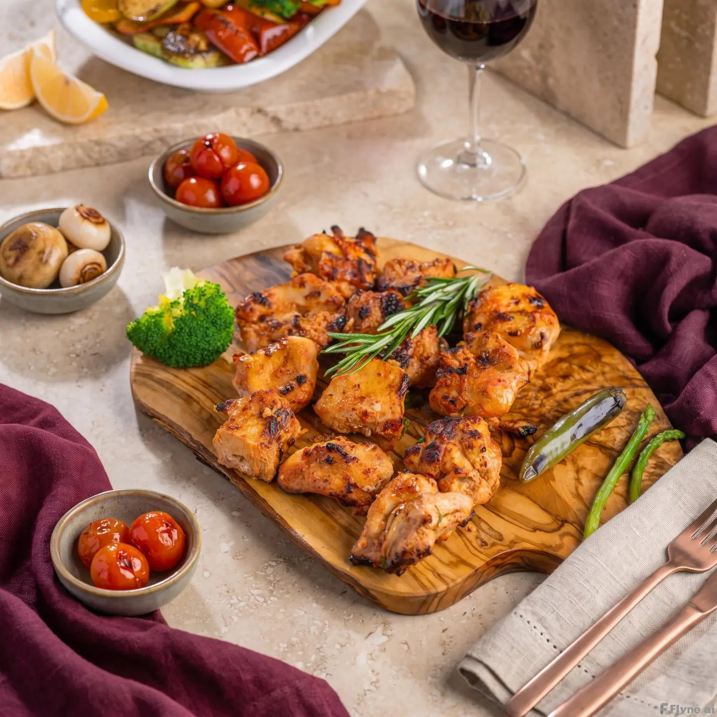 Shish Tawook 3 Skewers