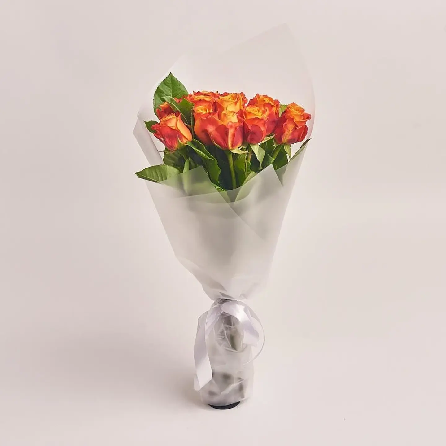 Orange Bouquet Of Roses